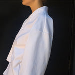 Load image into Gallery viewer, JUDO JACKET IN WHITE COTTON DENIM
