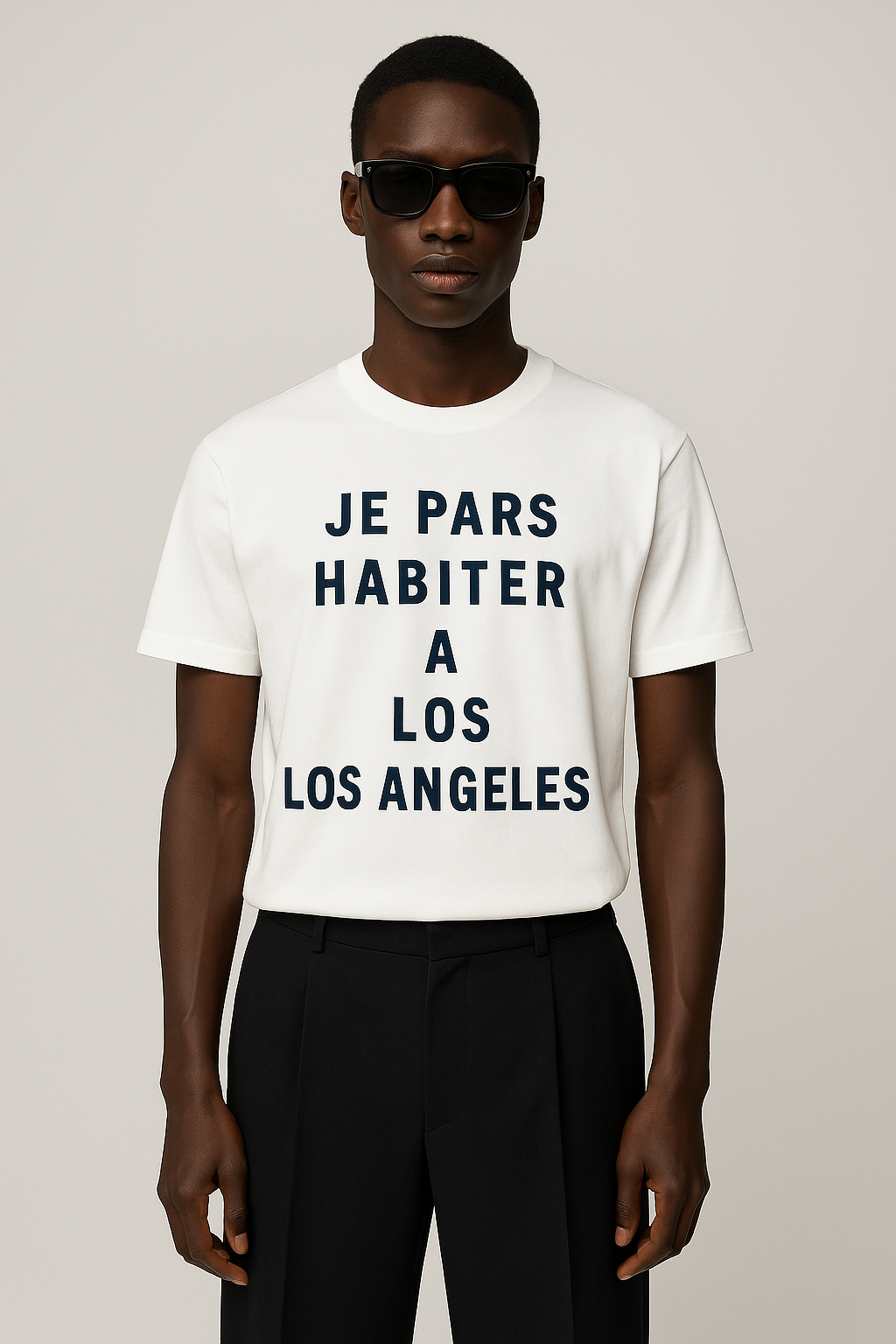 MEN'S CREW NECK JE PARS HABITER A LOS ANGELES T