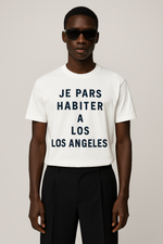 Load image into Gallery viewer, MEN&#39;S CREW NECK JE PARS HABITER A LOS ANGELES T
