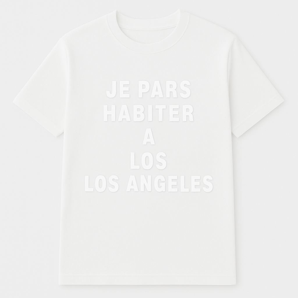 MEN'S CREW NECK JE PARS HABITER A LOS ANGELES T