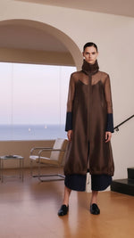 Load image into Gallery viewer, LA LONGUE SILK ORGANZA NAVIGATION JACKET
