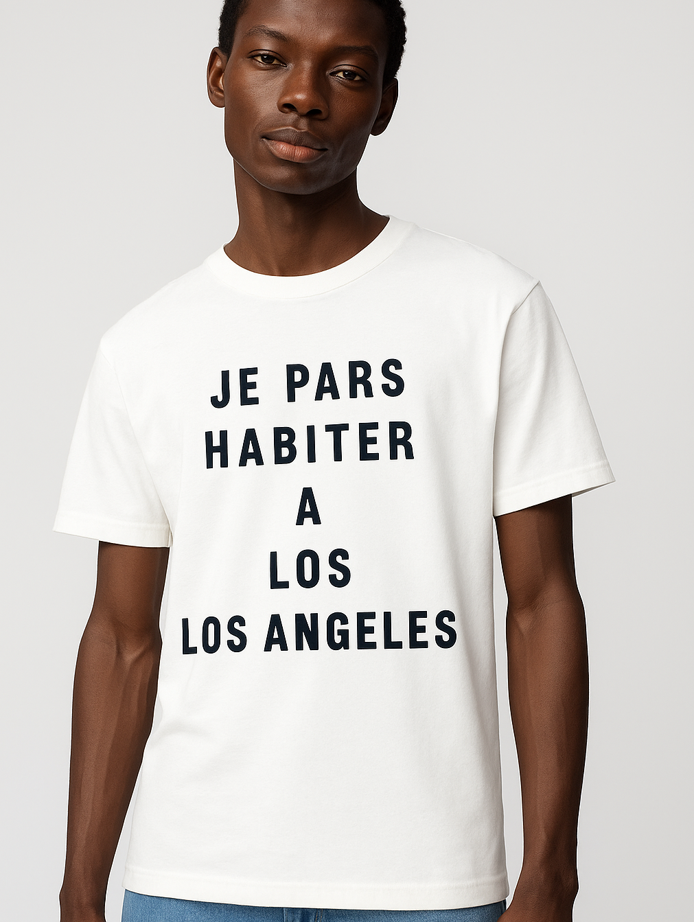 MEN'S CREW NECK JE PARS HABITER A LOS ANGELES T