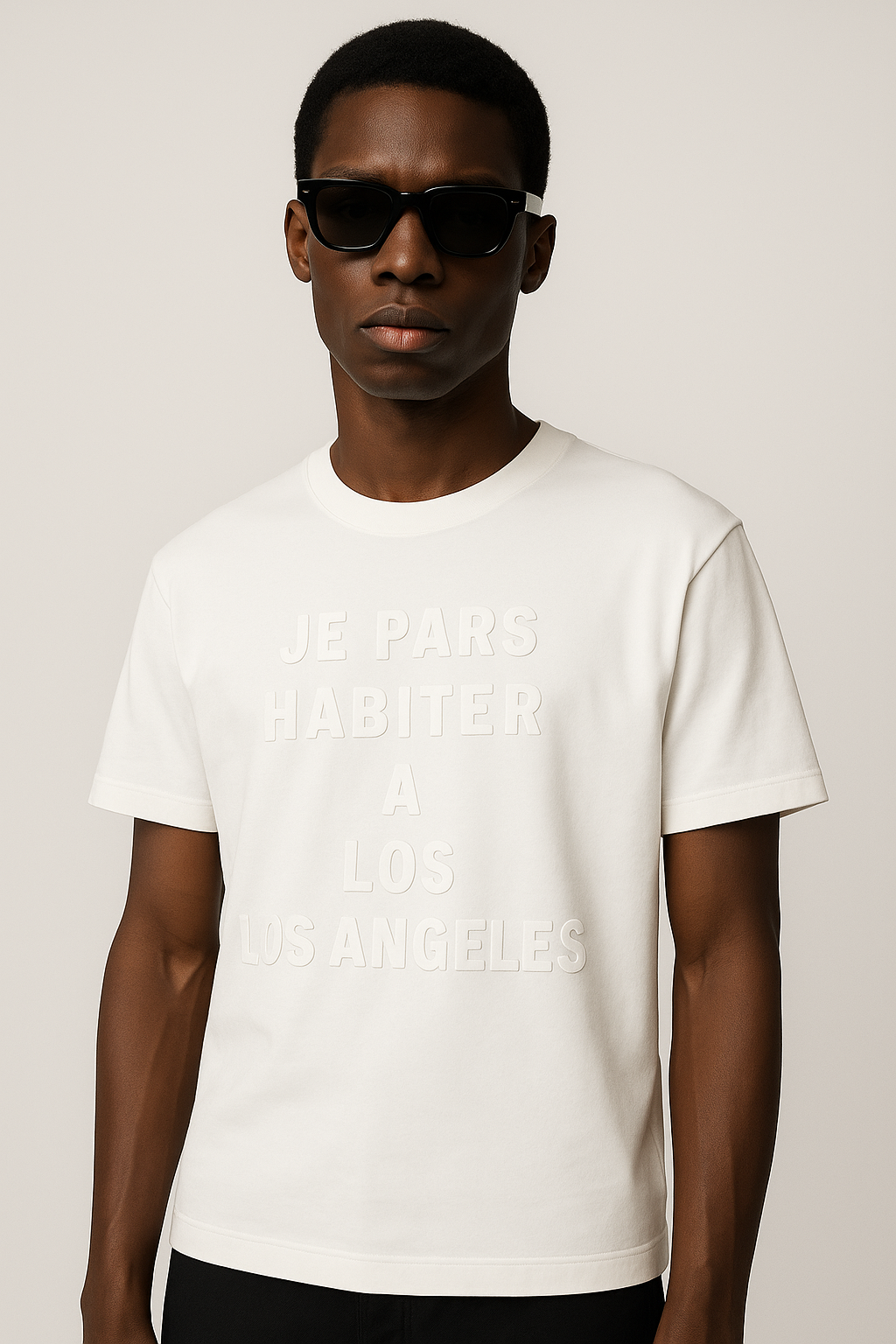 MEN'S CREW NECK JE PARS HABITER A LOS ANGELES T