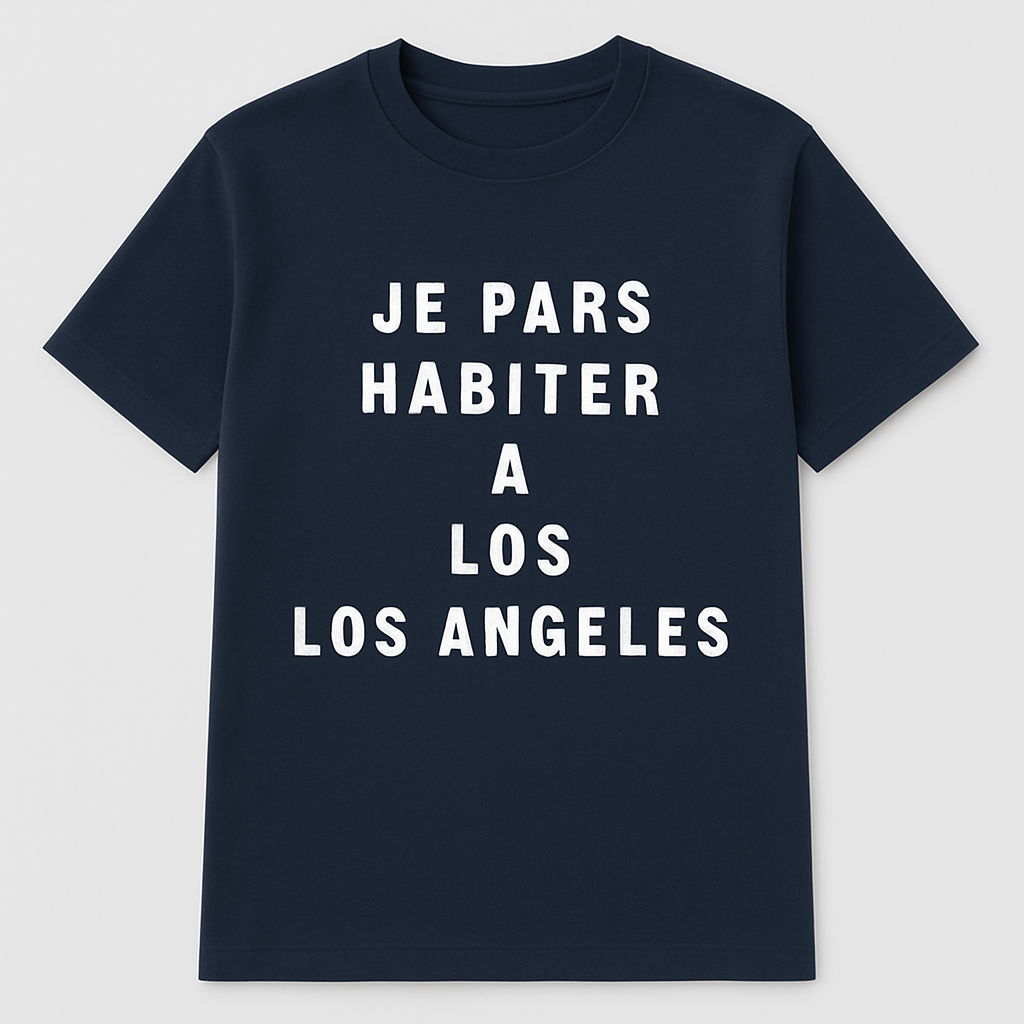 MEN'S CREW NECK JE PARS HABITER A LOS ANGELES T