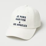 Load image into Gallery viewer, JE PARS HABITER A LOS ANGELES ANNIVERSARY CAP - BLANC
