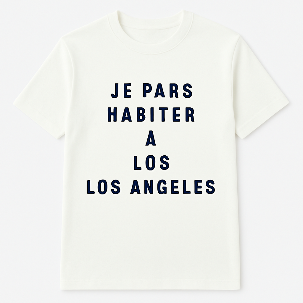 MEN'S CREW NECK JE PARS HABITER A LOS ANGELES T