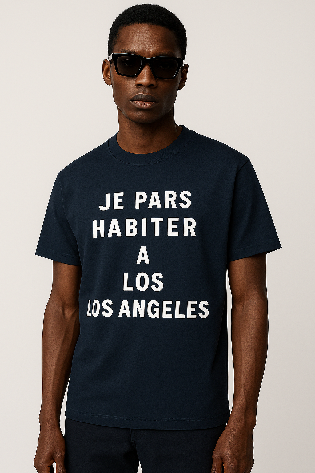MEN'S CREW NECK JE PARS HABITER A LOS ANGELES T