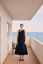 Load image into Gallery viewer, LONG SAIL DRESS IN SILK WOOL
