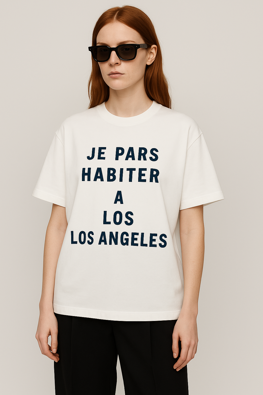 MEN'S CREW NECK JE PARS HABITER A LOS ANGELES T