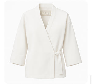 THE JUDO JACKET IN WHITE COTTON DENIM