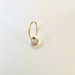 SINGLE SUPER MOON EARRING