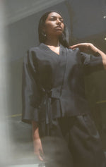 Load image into Gallery viewer, JUDO JACKET IN SILK WOOL
