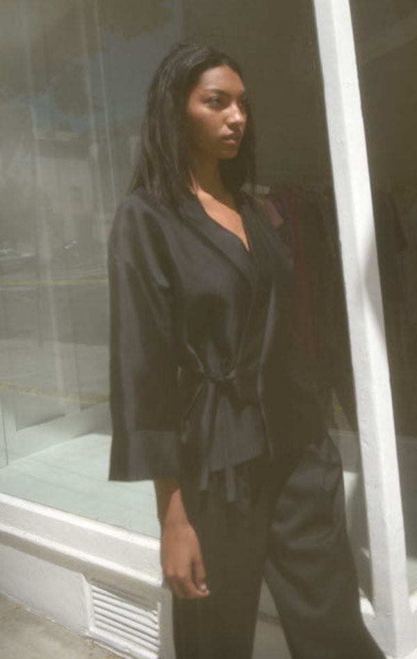 JUDO JACKET IN SILK WOOL