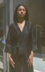 Load image into Gallery viewer, JUDO JACKET IN SILK WOOL
