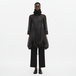 Load image into Gallery viewer, Black Organza Navigation Jacket Editorial
