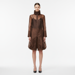 Load image into Gallery viewer, Chocolate Organza Navigation Jacket with Chocolate Shorts
