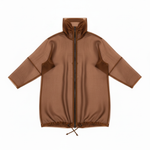 Load image into Gallery viewer, Cognac Long Navigation Jacket Flat
