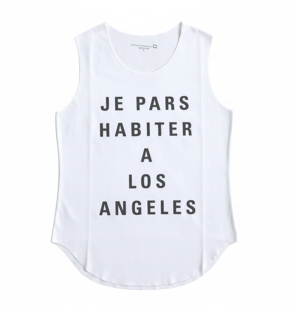 JE PARS HABITER A LOS ANGELES MUSCLE T