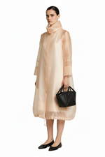 Load image into Gallery viewer, Ivory Dress with Long Organza Jacket
