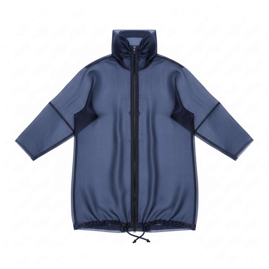 Midnight Long Navigation Jacket Flat