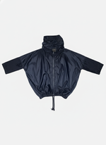 Load image into Gallery viewer, Midnight navy blue jacket - black zipper
