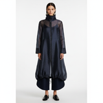 Load image into Gallery viewer, Midnight Organza Navigation Jacket with Navy Pants Editorial
