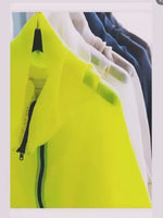 Load and play video in Gallery viewer, CROPPED NAVIGATION JACKET IN SILK ORGANZA
