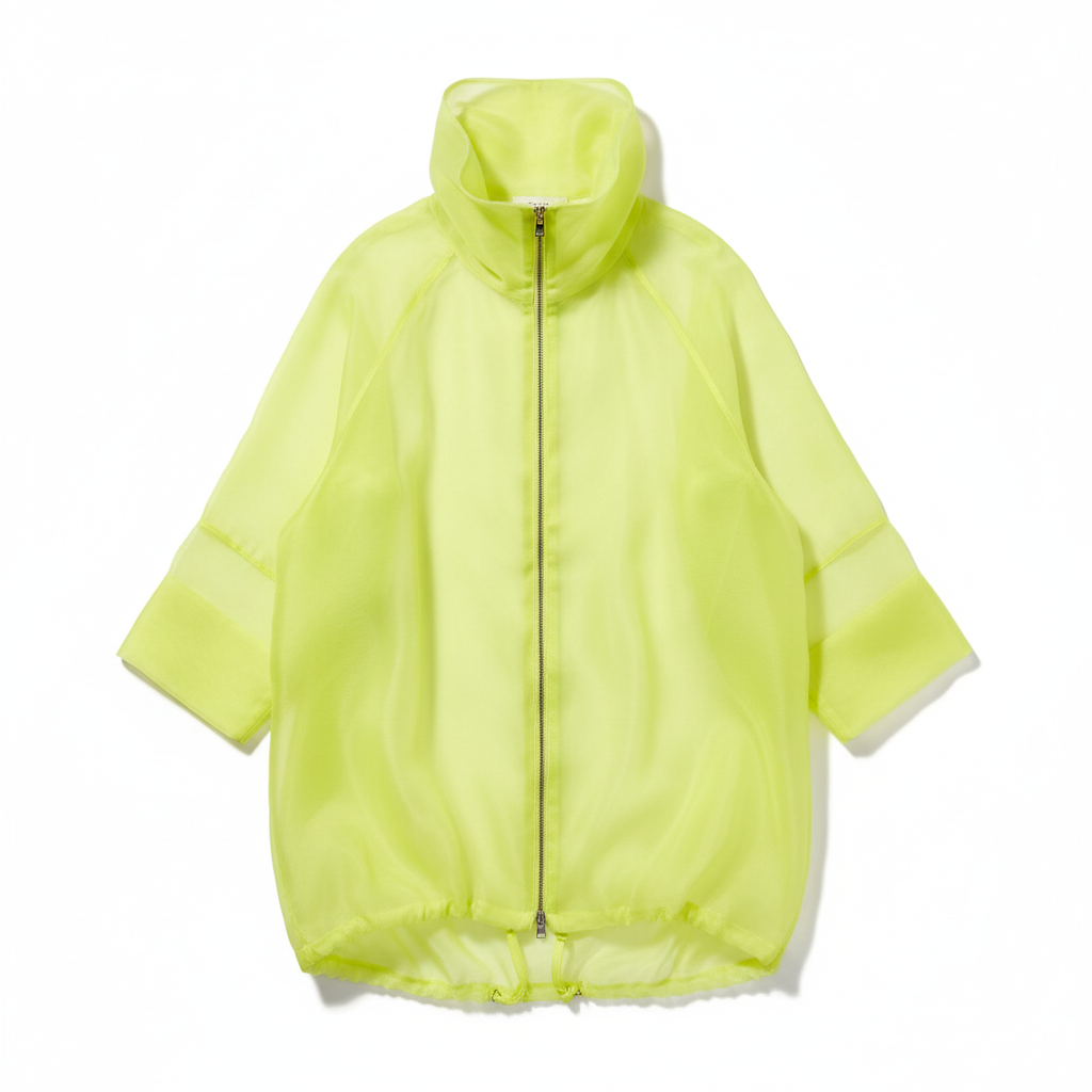 Tennis Yellow Long Navigation Jacket Flat