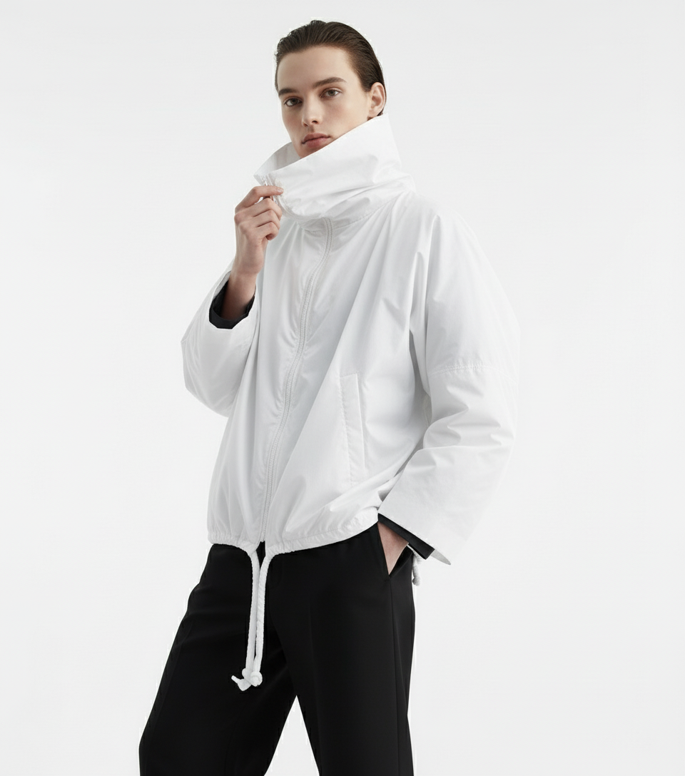 White jacket - artistic editorial