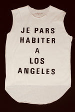 Load image into Gallery viewer, JE PARS HABITER A LOS ANGELES MUSCLE T

