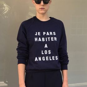 JE PARS HABITER A LOS ANGELES SWEATSHIRT